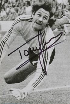 Jan Tomaszewski  Polen WM 1974  Fußball Autogramm Foto original signiert 