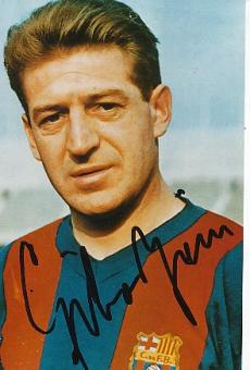 Zoltan Czibor † 1997  FC Barcelona  &  Ungarn   WM 1954  Fußball Autogramm Foto original signiert 