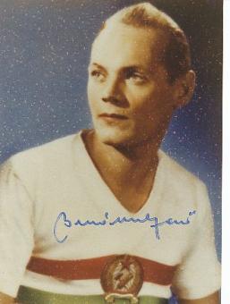 Jenö Buzanszki † 2015  Ungarn   WM 1954  Fußball Autogramm Foto original signiert 