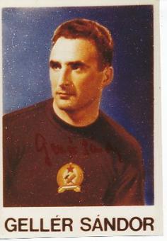 Sandor Geller † 1996  Ungarn   WM 1954  Fußball Autogramm Foto original signiert 