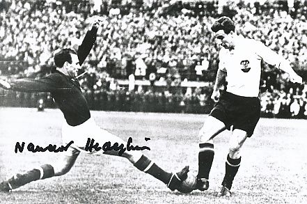 Nandor Hidegkuti  † 2002  Ungarn   WM 1954  Fußball Autogramm Foto original signiert 