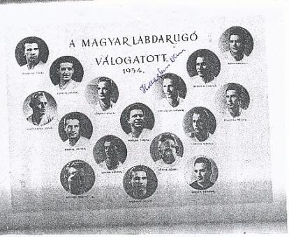 Nandor Hidegkuti  † 2002  Ungarn   WM 1954  Fußball Autogramm Blatt original signiert 
