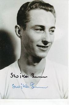 2  x  Ferenc Szojka  † 2011  Ungarn   WM 1954  Fußball Autogramm Foto original signiert 