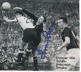 Gyula Grosics † 2014  Ungarn  WM 1954  Fußball Autogramm Bild original signiert 