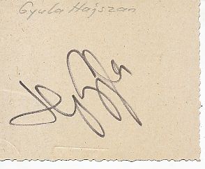 Gyula Hajszan  Ungarn  WM 1986  Fußball Autogramm Karte original signiert 