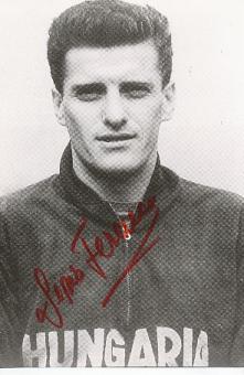 Ferenc Sipos † 1997 Ungarn WM 1958  Fußball Autogramm Foto original signiert 