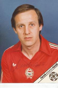 Gyözö Martos  Ungarn WM 1978   Fußball Autogramm Foto original signiert 