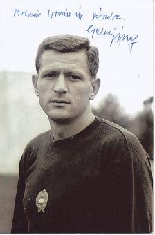 Jozsef Gelei Ungarn WM 1966   Fußball Autogramm Foto original signiert 