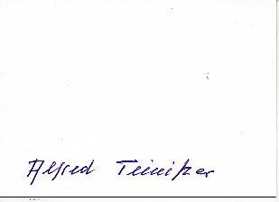 Alfred Teinitzer † 2021 Österreich WM 1954  Fußball Autogramm Karte  original signiert 