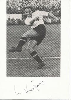 Alfred "Fredi" Körner † 2020 Österreich WM 1954  Fußball Autogramm Karte  original signiert 