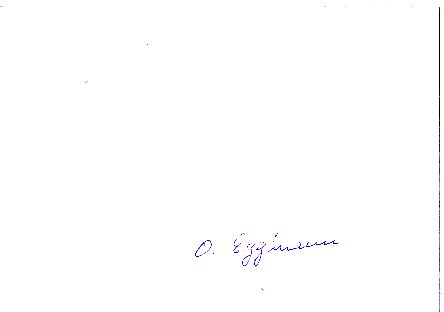Olivier Eggimann † 2002  Schweiz WM 1950  Fußball Autogramm Karte  original signiert 