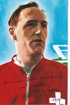 Willy Kernen † 2009 Schweiz WM 1954  Fußball Autogramm Foto  original signiert 