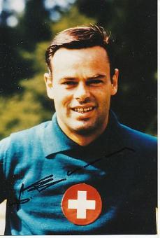 Karl Elsener † 2010  Schweiz WM 1966  Fußball Autogramm Foto  original signiert 