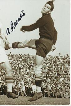 Erwin Ballabio † 2008   Schweiz WM 1938  Fußball Autogramm Foto  original signiert 