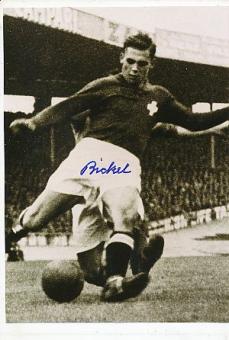 Alfred Bickel † 1999   Schweiz WM 1938  Fußball Autogramm Foto  original signiert 