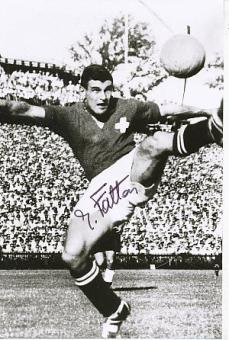 Jacques Fatton † 2011  Schweiz WM 1950  Fußball Autogramm Foto  original signiert 