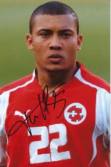 Johan Vonlanthen  Schweiz  Fußball Autogramm Foto  original signiert 