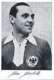 Max Morlock † 1994  DFB Weltmeister WM 1954  Fußball Autogrammkarte  original signiert 