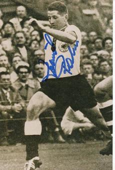 Helmut Rahn † 2003  DFB Weltmeister WM 1954  Fußball Autogramm Foto original signiert 