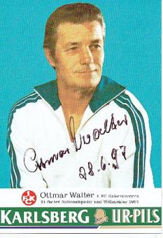 Ottmar Walter † 2013  DFB Weltmeister WM 1954   Fußball Autogrammkarte  original signiert 