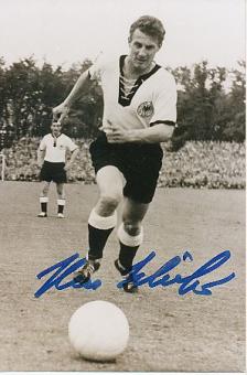 Hans Schäfer † 2017 DFB Weltmeister WM 1954   Fußball Autogramm Foto original signiert 