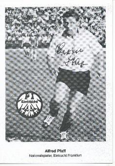 Alfred Pfaff † 2008  DFB Weltmeister WM 1954   Fußball Autogrammkarte  original signiert 