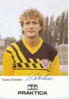 Torsten Gütschow  Dynamo Dresden  Fußball Autogrammkarte  original signiert 