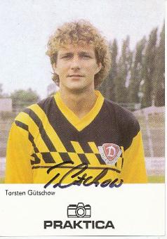 Torsten Gütschow  Dynamo Dresden  Fußball Autogrammkarte  original signiert 