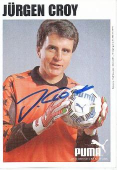 Jürgen Croy  DDR WM 1974  Fußball Autogrammkarte  original signiert 