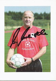 Hans Jürgen Kreische  DDR WM 1974  Fußball Autogrammkarte  original signiert 