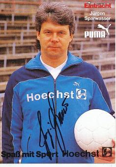 Jürgen Sparwasser   Eintracht Frankfurt   Fußball Autogrammkarte  original signiert 