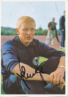 Karl Heinz Schnellinger DFB & AC Mailand  Rimet Cup  Bergmann Fußball 10 x 15 cm Autogrammkarte original signiert 