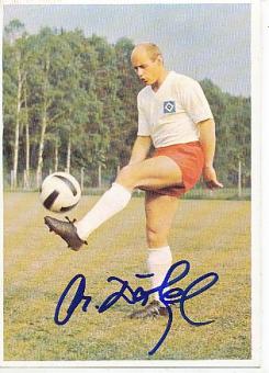Gerd Dörfel  Hamburger SV  Bergmann  Fußball 10 x 15 cm  Autogrammkarte original signiert 