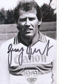 Georg "Schorsch" Volkert † 1995  VFB Stuttgart  Fußball Autogrammkarte original signiert 