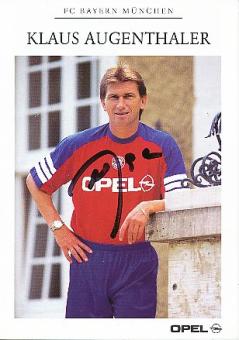 Klaus Augenthaler  1995/96  FC Bayern München Fußball Autogrammkarte  original signiert 