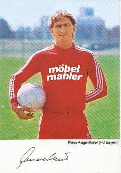 Klaus Augenthaler  1979  FC Bayern München Fußball Autogrammkarte  original signiert 