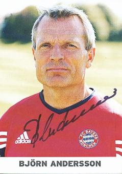 Björn Andersson    2002/2003  FC Bayern München Fußball Autogrammkarte  original signiert 