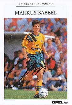 Markus Babbel   1997/98  FC Bayern München Fußball  Autogrammkarte  original signiert 