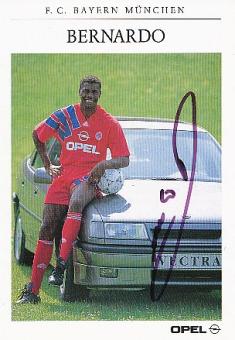 Bernardo  1991/1992  FC Bayern München Fußball  Autogrammkarte  original signiert 