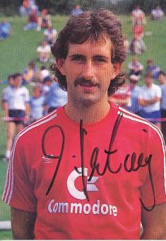 Michael Hertwig   1984/85  FC Bayern München Fußball  Autogrammkarte  original signiert 