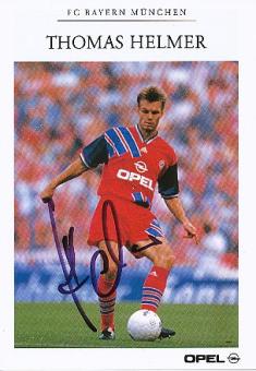 Thomas Helmer    1994/95  FC Bayern München Fußball  Autogrammkarte  original signiert 
