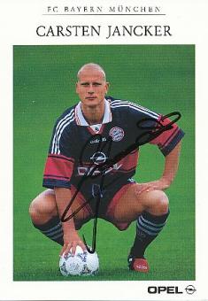 Carsten Jancker  1998/99  FC Bayern München Fußball  Autogrammkarte  original signiert 