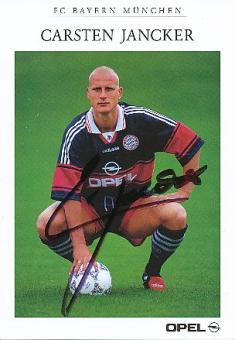 Carsten Jancker  1997/98  FC Bayern München Fußball  Autogrammkarte  original signiert 