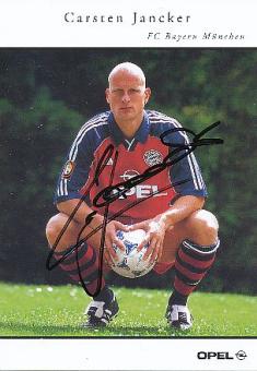 Carsten Jancker  1999/2000  FC Bayern München Fußball  Autogrammkarte  original signiert 