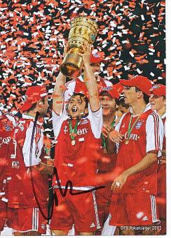 Bixente Lizarazu  2005  FC Bayern München Fußball  Autogrammkarte  original signiert 