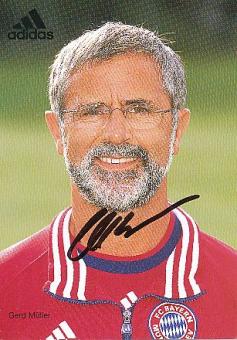Gerd Müller † 2021    2000   FC Bayern München Fußball  Autogrammkarte  original signiert 