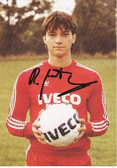 Reinhold Mathy   1983/84   FC Bayern München Fußball  Autogrammkarte  original signiert 