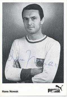 Hans Nowak † 2012  FC Bayern München Fußball  Autogrammkarte  original signiert 