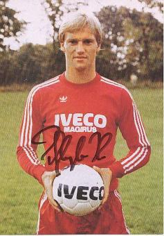 Hans Pflügler   1983/84  FC Bayern München Fußball  Autogrammkarte  original signiert 
