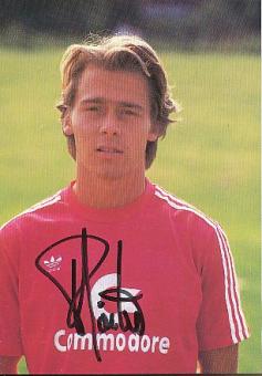 Christiaan Pförtner   1985/86  FC Bayern München Fußball  Autogrammkarte  original signiert 